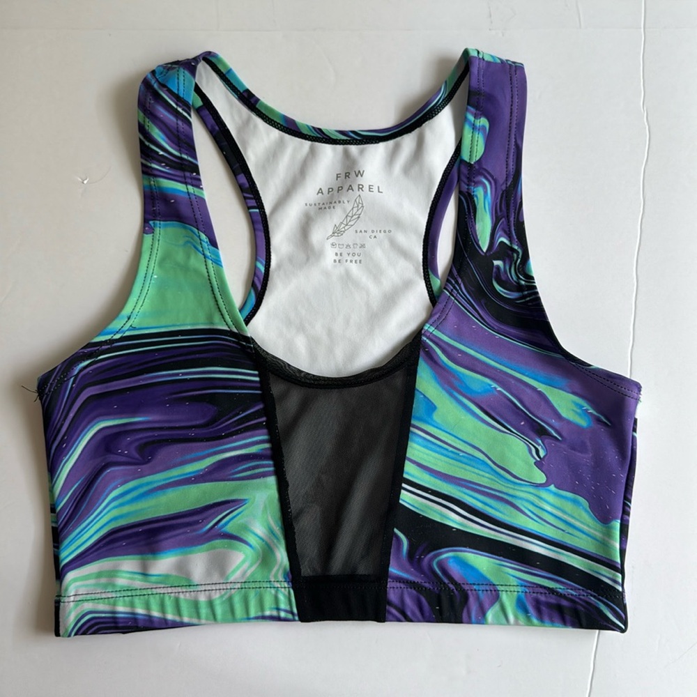 Sports bra.